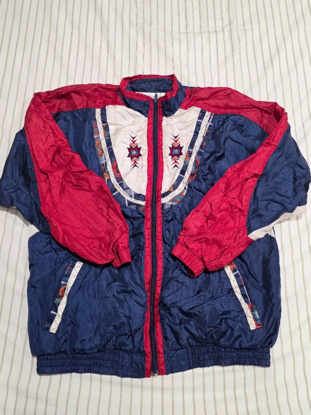 Vintage Wilson Unisex Full-Zip Windbreaker